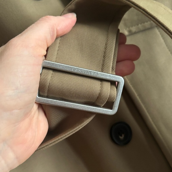 All Saints Ansley Mac Coat - Picture 3 of 14